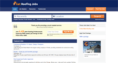 Desktop Screenshot of getroofingjobs.com